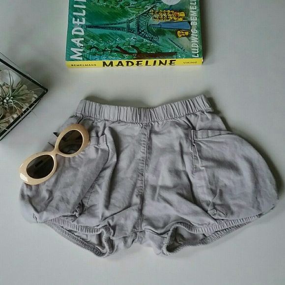 baby grey shorts